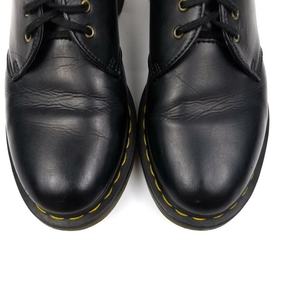 Dr. Martens Black Leather Flats - Picture 10 of 11